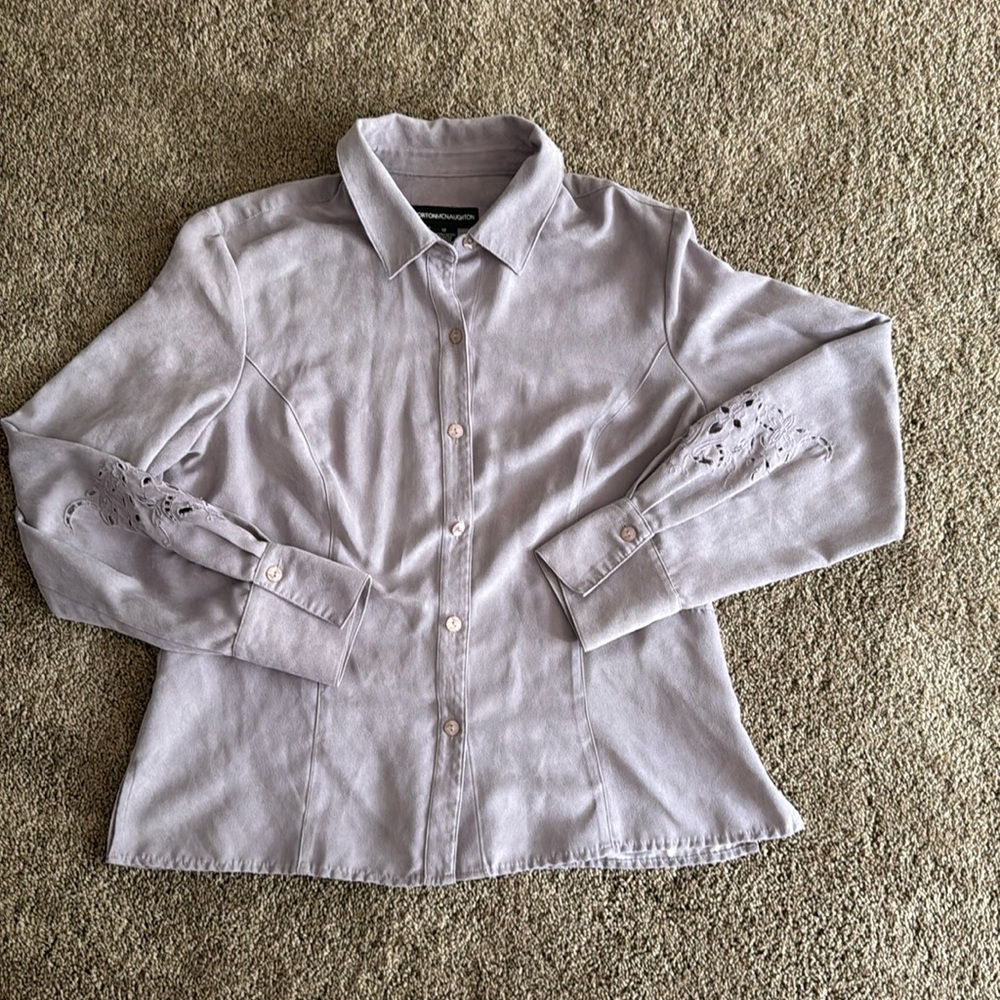 Norton Mcnaughton Size 12 light purple button up